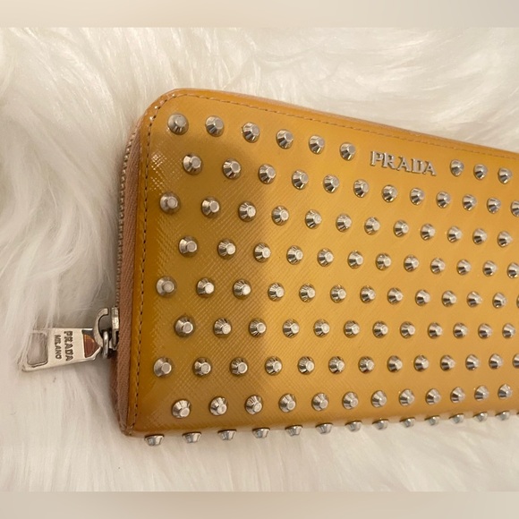PRADA STUDDED LONG WALLET - Picture 3 of 8